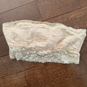 FREE PEOPLE tan/cream bralette bandeau